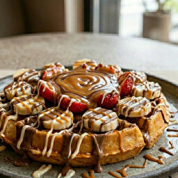 Sütlü Çikolata Waffle